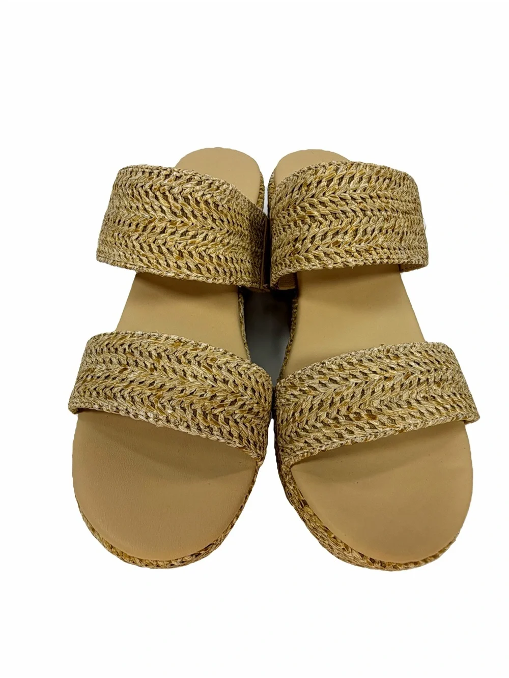 NWT North Oak Espadrilles Platform Wedge Sandals Size 7 Women's